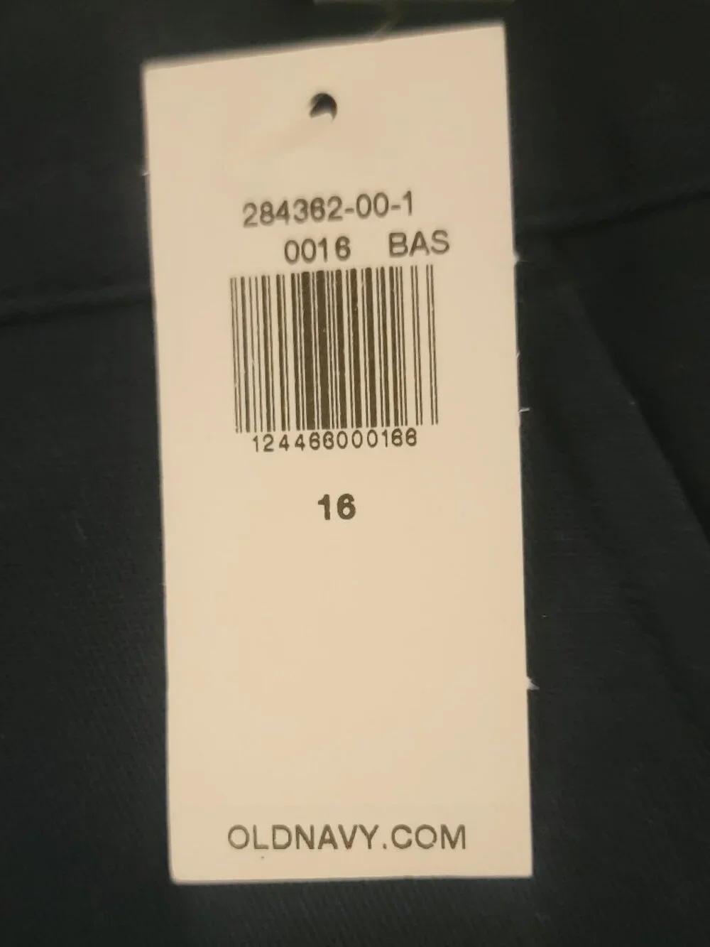 NEW Old Navy Straight Built-In Flex Uniform Chinos Navy Blue Boys Size 16